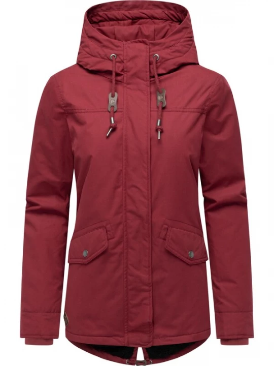 Foto van product Ragwear Winterjas 'Parkker' wijnrood