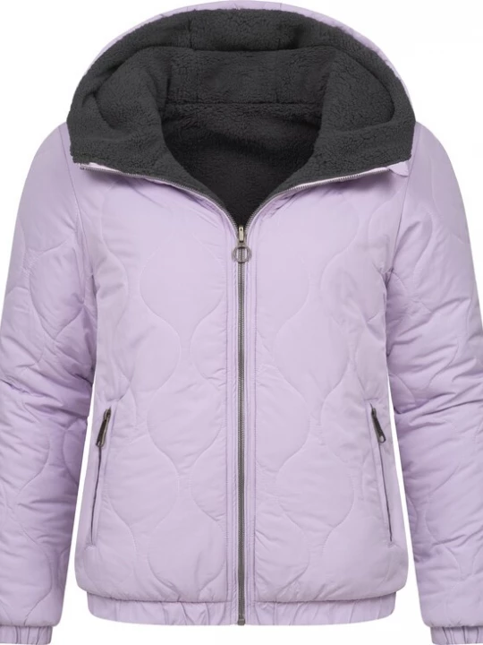 Foto van product Ragwear Winterjas 'Qaria' grijs / lavendel