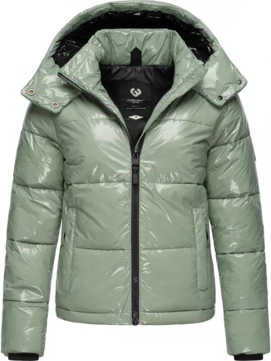 Foto van product Ragwear Winterjas 'Roobie' lichtgroen / zwart