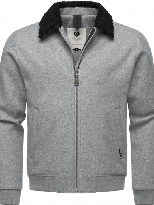 Foto van product Ragwear Winterjas 'Sivval Felt' grijs gemêleerd / zwart