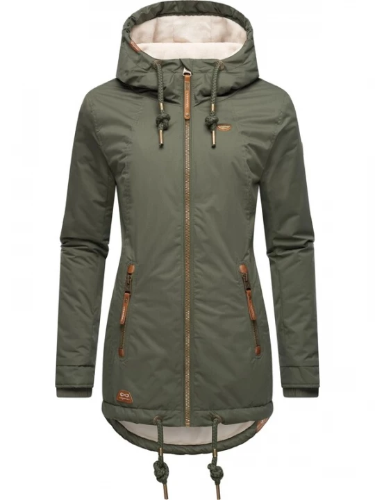 Foto van product Ragwear Winterjas 'Zuzka' olijfgroen