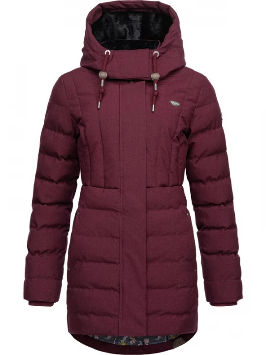 Foto van product Ragwear Wintermantel 'Ashanta' wijnrood