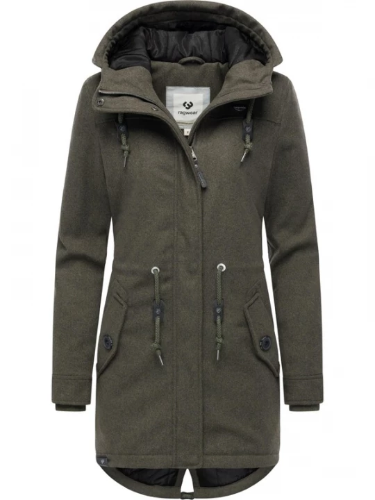 Foto van product Ragwear Wintermantel 'Ellba' olijfgroen