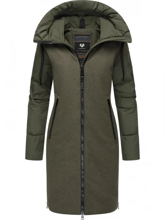 Foto van product Ragwear Wintermantel 'Jumana' donkergroen
