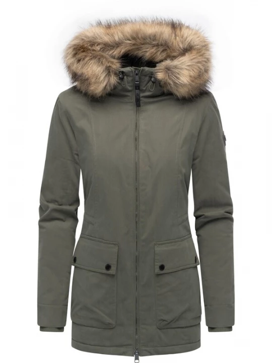 Foto van product Ragwear Wintermantel 'Monadetta Youmodo' olijfgroen