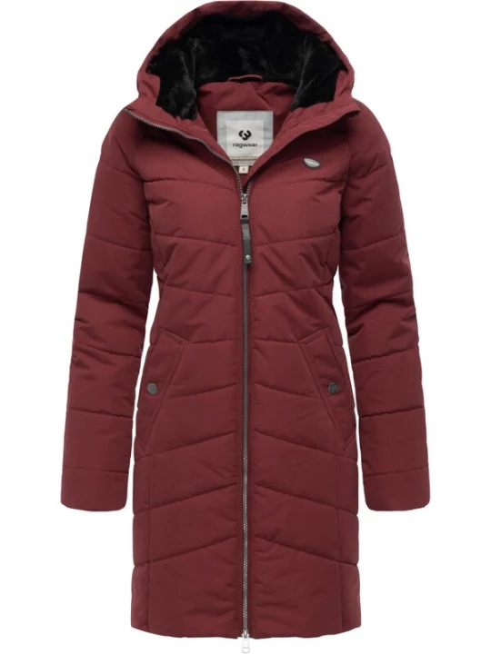 Foto van product Ragwear Wintermantel 'Noita' wijnrood