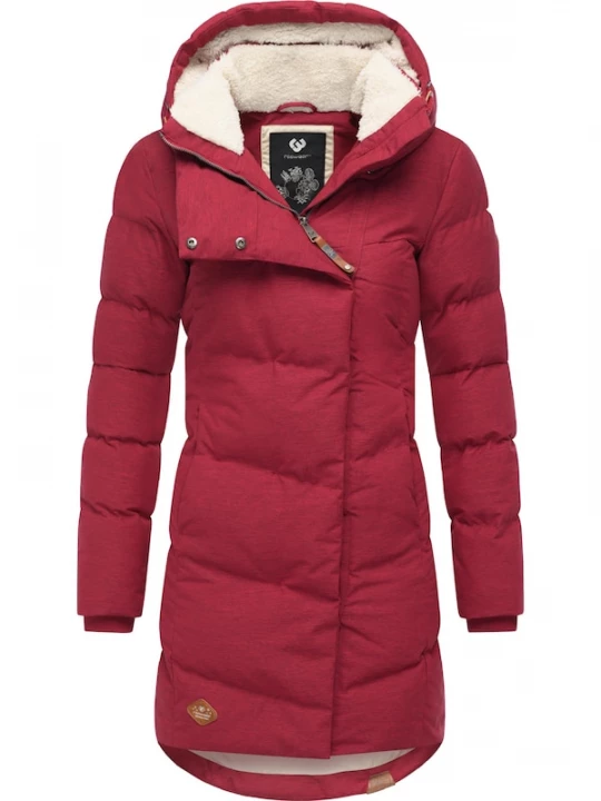 Foto van product Ragwear Wintermantel 'Pavla' robijnrood