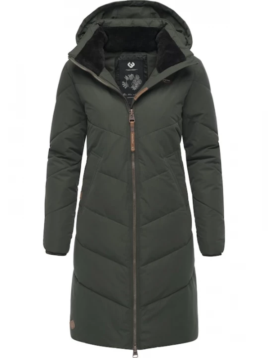 Foto van product Ragwear Wintermantel 'Rebelka' donkergroen
