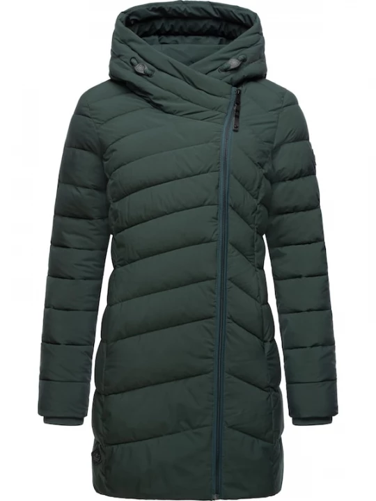 Foto van product Ragwear Wintermantel 'Teela' donkergroen