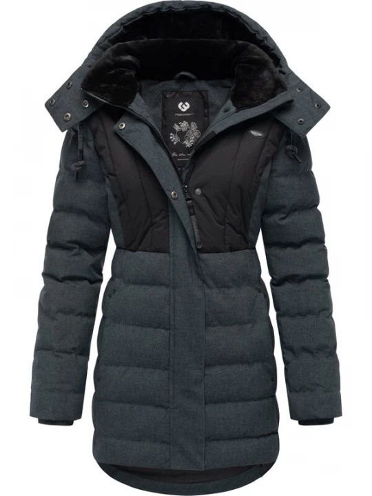 Foto van product Ragwear Winterparka 'Ashanta' donkergrijs / zwart
