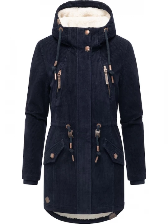Foto van product Ragwear Winterparka 'Ellsie Cordy' navy