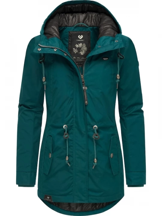 Foto van product Ragwear Winterparka 'Monadis' donkergroen