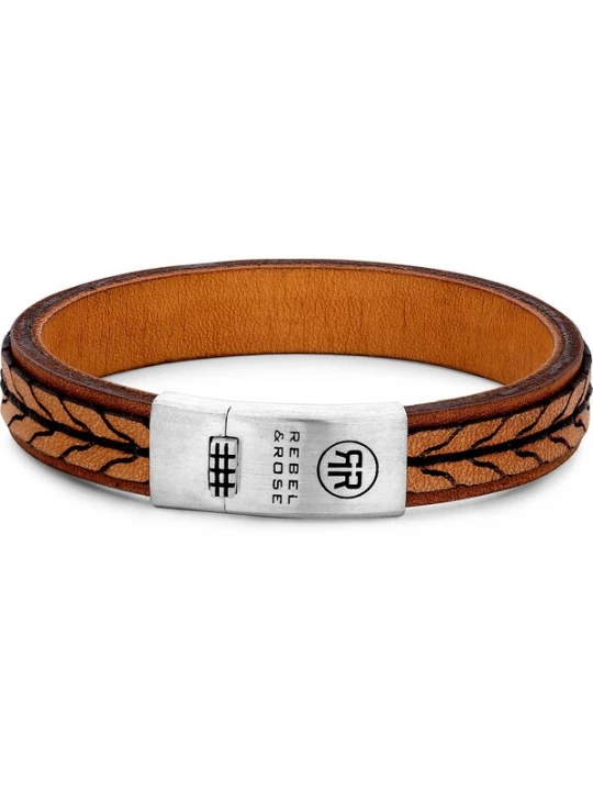Foto van product Rebel & Rose Armband bruin / zilver