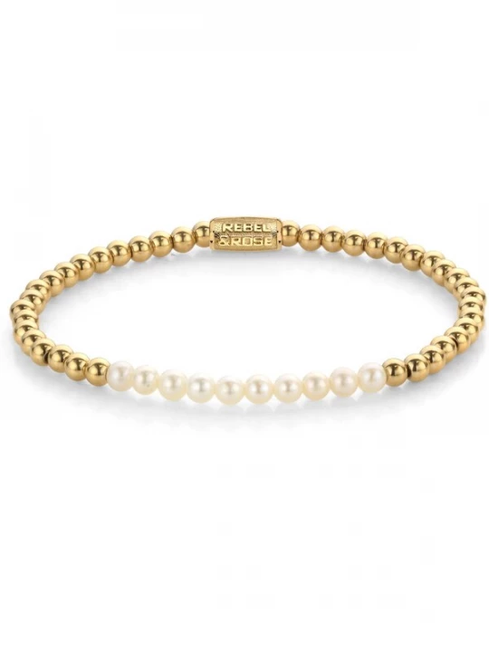 Foto van product Rebel & Rose Armband geel / parelwit