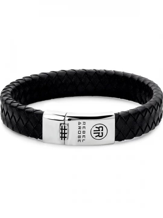 Foto van product Rebel & Rose Armband zwart / zilver
