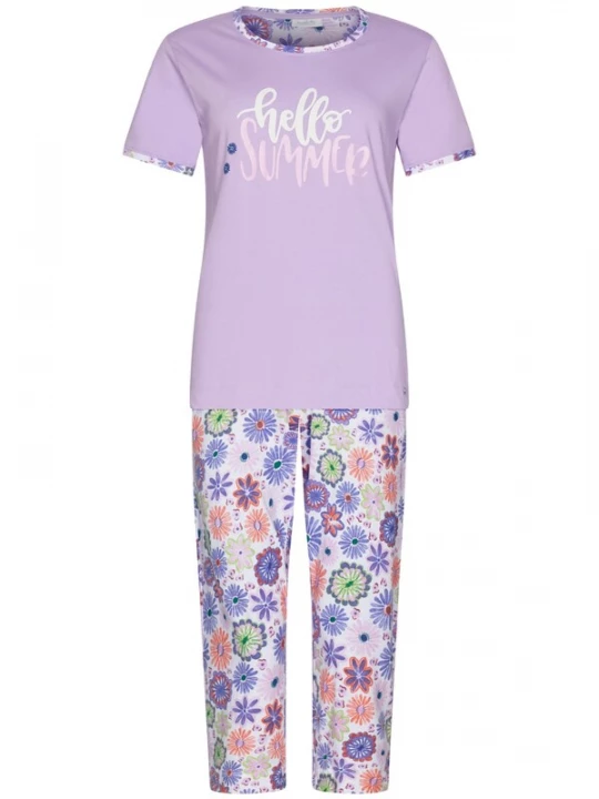 Foto van product Rebelle Pyjama 'Pyjama with 3 / 4 pants' lichtlila