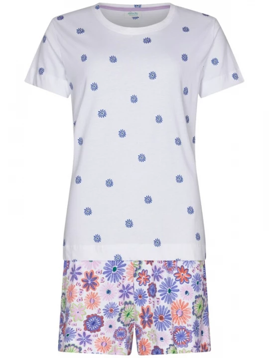 Foto van product Rebelle Pyjama 'Shortama' wit