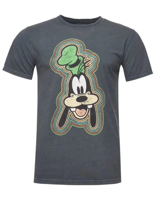Foto van product Recovered Shirt 'Disney Goofy Outline' zwart