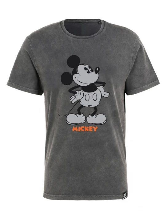 Foto van product Recovered Shirt 'Disney Mickey Mouse Vintage' zwart