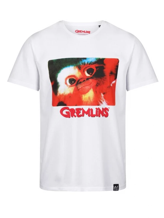Foto van product Recovered Shirt 'Gremlins Film' wit