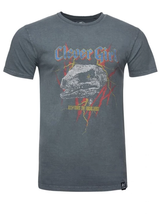 Foto van product Recovered Shirt 'Jurassic Park T-Rex Rock' antraciet