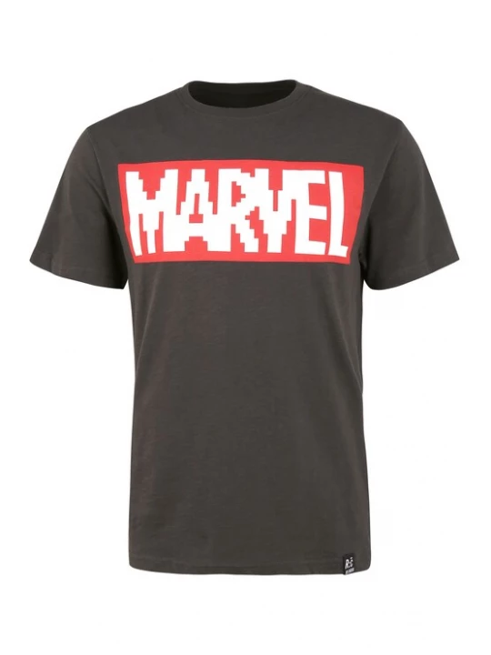 Foto van product Recovered Shirt 'Marvel Pixel' zwart