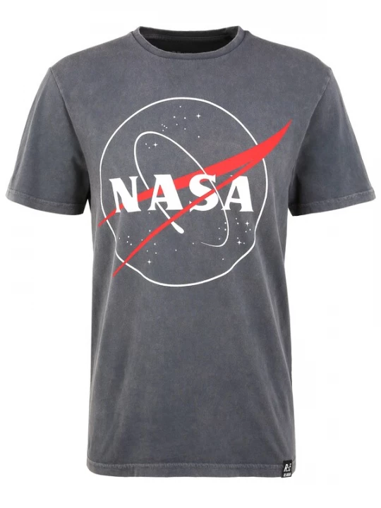 Foto van product Recovered Shirt 'NASA' grijs
