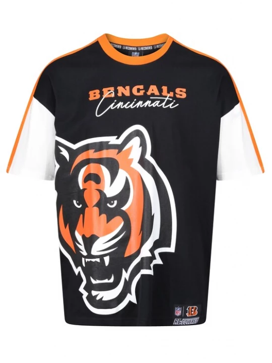 Foto van product Recovered Shirt 'NFL Bengals Cincinnati' zwart