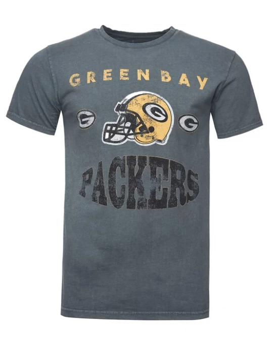 Foto van product Recovered Shirt 'NFL Green Bay Packers' donkergrijs