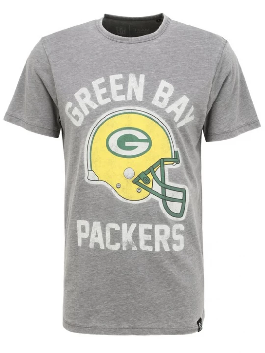 Foto van product Recovered Shirt 'NFL Helmet Print' grijs