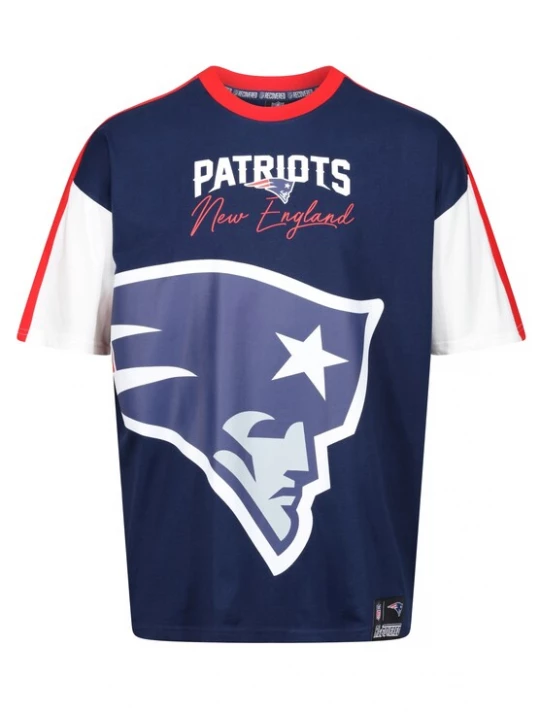 Foto van product Recovered Shirt 'NFL Patriots New England Cut and Sew Oversized' donkerblauw