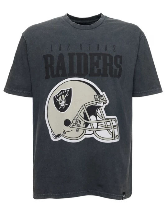 Foto van product Recovered Shirt 'NFL Raiders Helmet' zwart