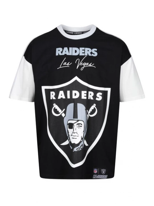 Foto van product Recovered Shirt 'NFL Raiders Las Vegas' zwart