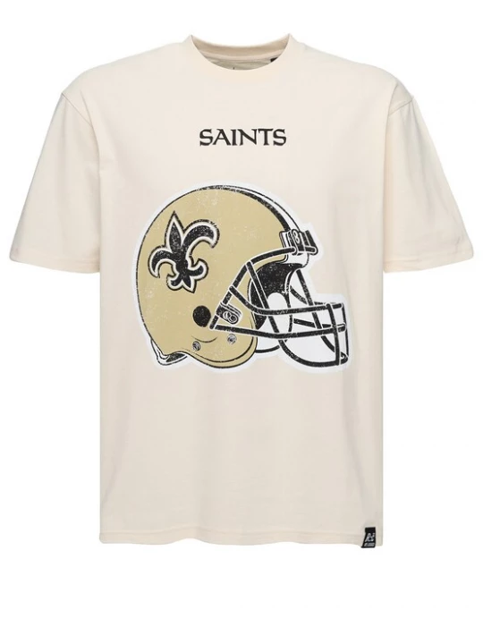 Foto van product Recovered Shirt 'NFL Saints Helmet Relaxed' beige