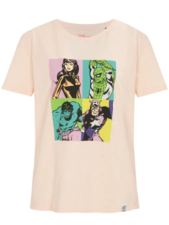 Foto van product Recovered Shirt 'Pop Art Portrait' oudroze