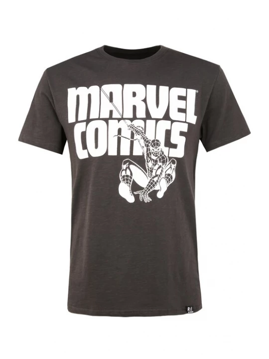 Foto van product Recovered Shirt 'Spidey Black' zwart
