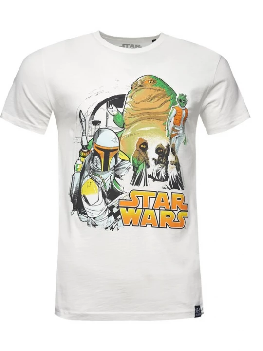 Foto van product Recovered Shirt 'Star Wars Jaba Group' ecru