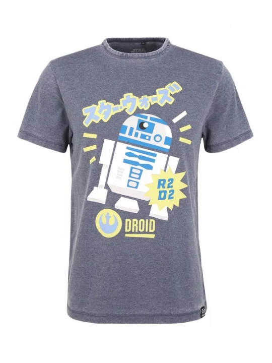 Foto van product Recovered Shirt 'Star Wars R2D2' donkerblauw