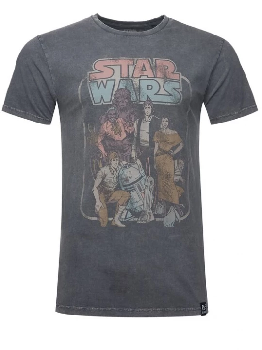 Foto van product Recovered Shirt 'Star Wars Return Of The Jedi Group' antraciet