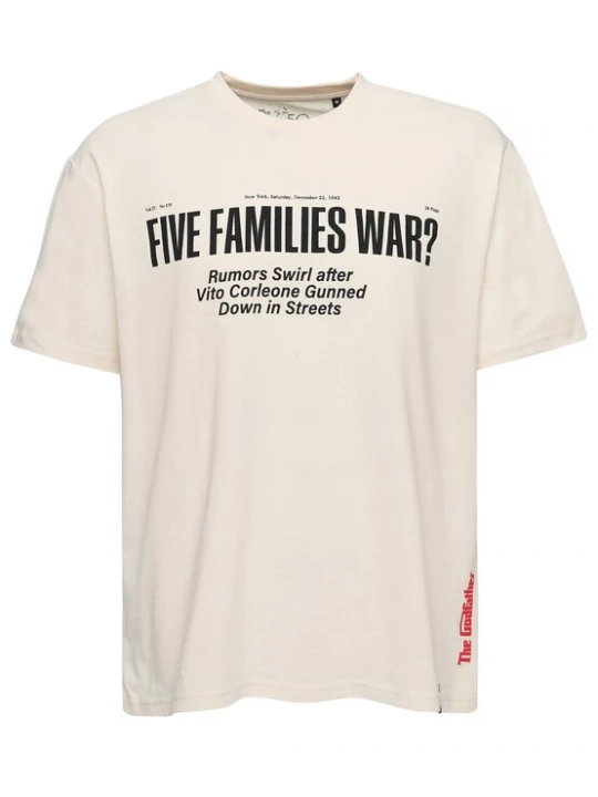 Foto van product Recovered Shirt 'The Godfather New York 1945 Relaxed' ecru