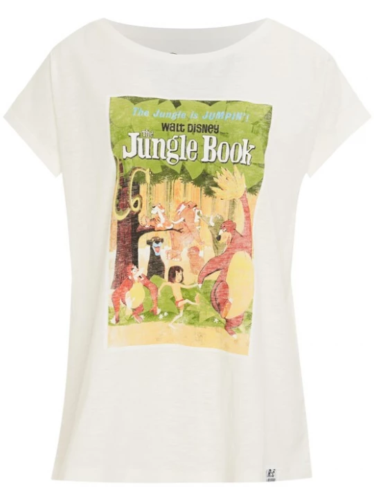 Foto van product Recovered Shirt 'The Jungle Book Vintage' ecru