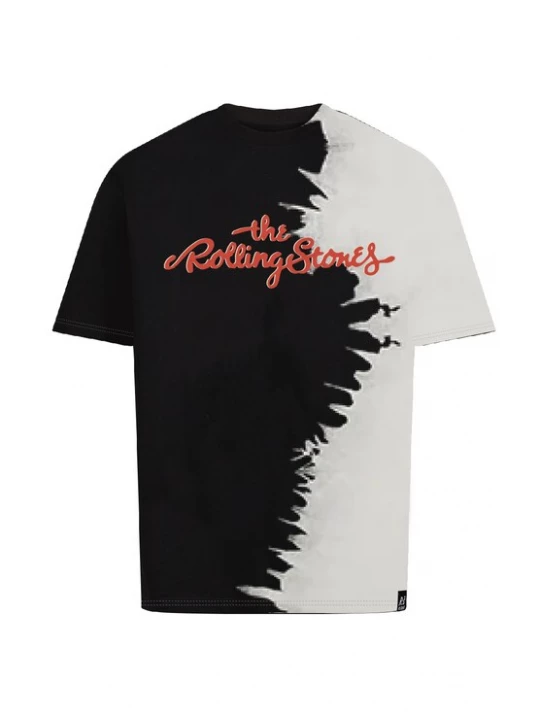 Foto van product Recovered Shirt 'The Rolling Stones 'ROCK N ROLL'' zwart