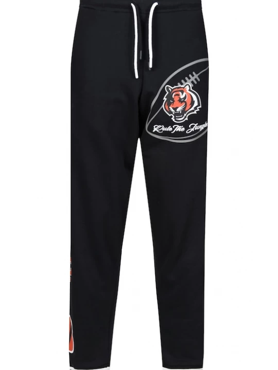 Foto van product Recovered Sportbroek 'NFL Bengals Rule The Jungle' zwart