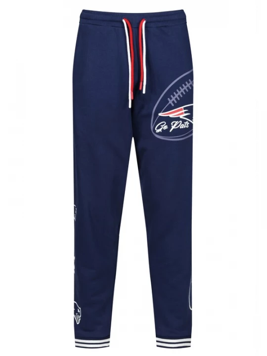 Foto van product Recovered Sportbroek 'NFL Patriots Go Pats' navy / vuurrood / wit