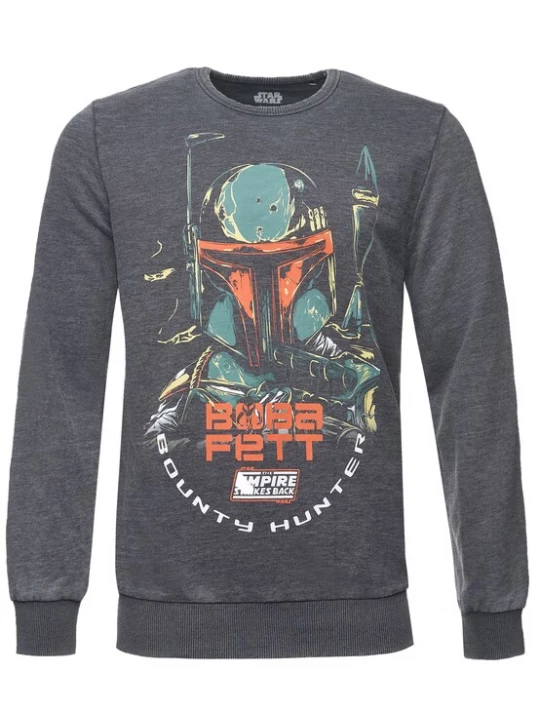Foto van product Recovered Sweatshirt 'Star Wars Boba Fett' grijs