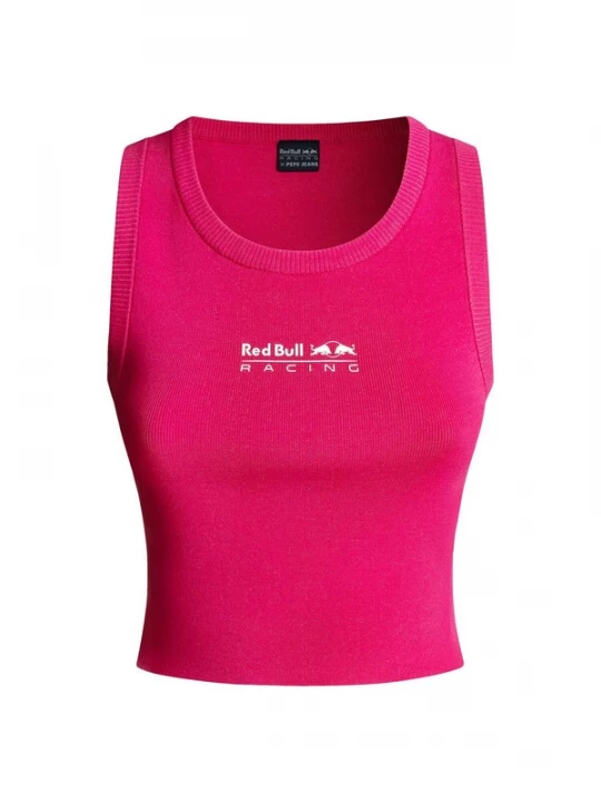 Foto van product Red Bull Racing x Pepe Jeans Gebreide top 'Red Bull Racing x Pepe Jeans' pink / wit