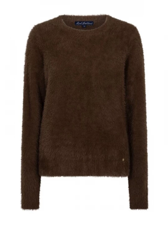 Foto van product Red Button Gebreide top 'RB sweet fuzzy praline trui' bruin
