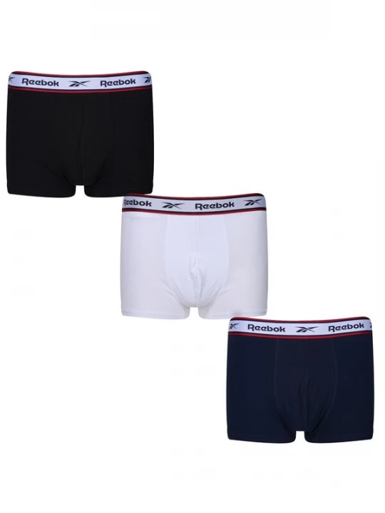 Foto van product Reebok Boxershorts 'Barlow' navy / rood / zwart / wit