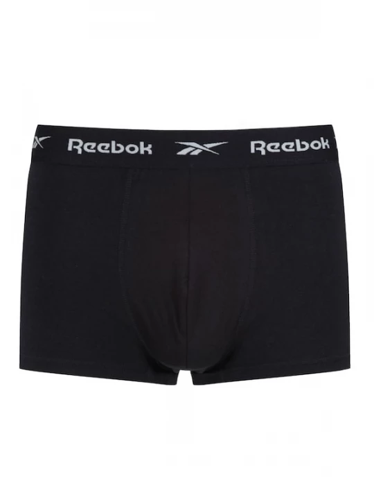 Foto van product Reebok Boxershorts marine / grijs gemêleerd / zwart / wit