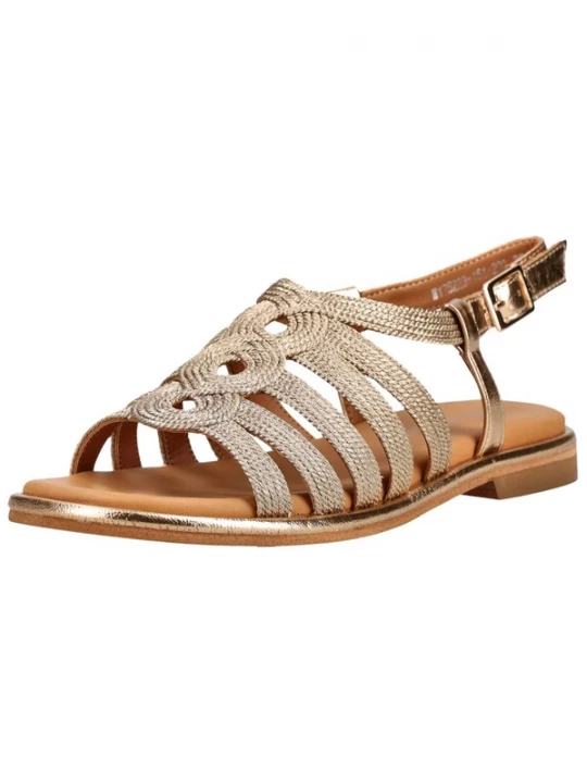 Foto van product Regarde le Ciel Sandalen met riem lichtbruin / brons
